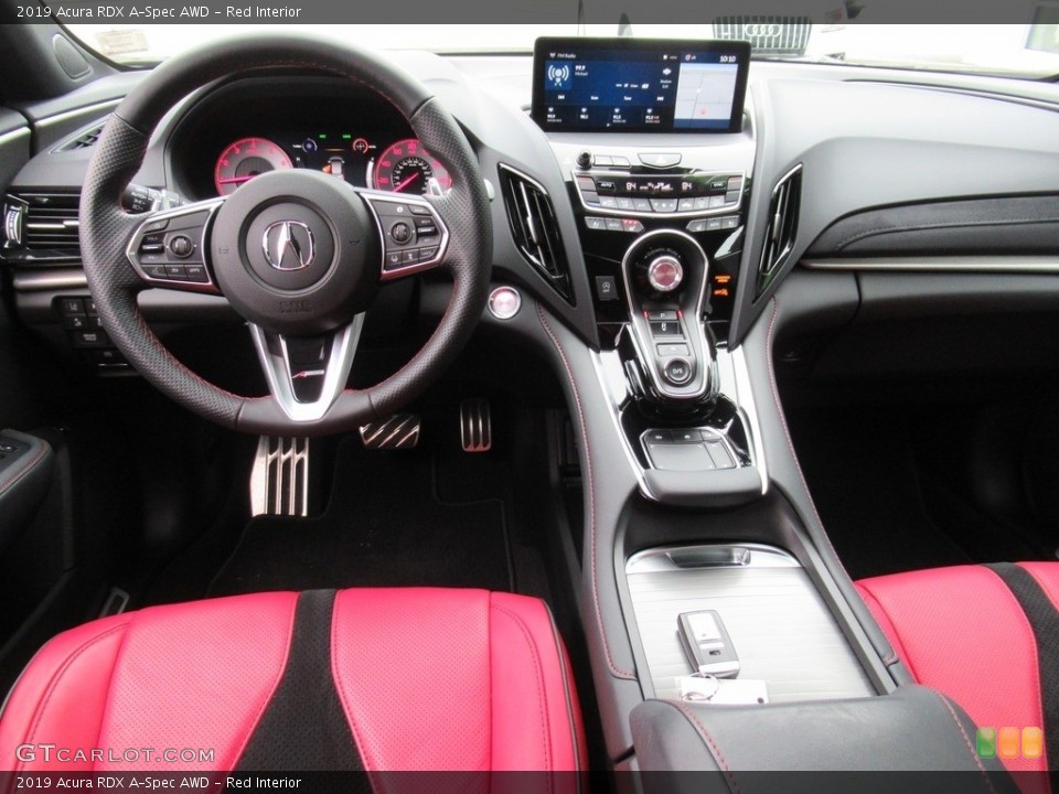 Red Interior Dashboard for the 2019 Acura RDX A-Spec AWD #136128197