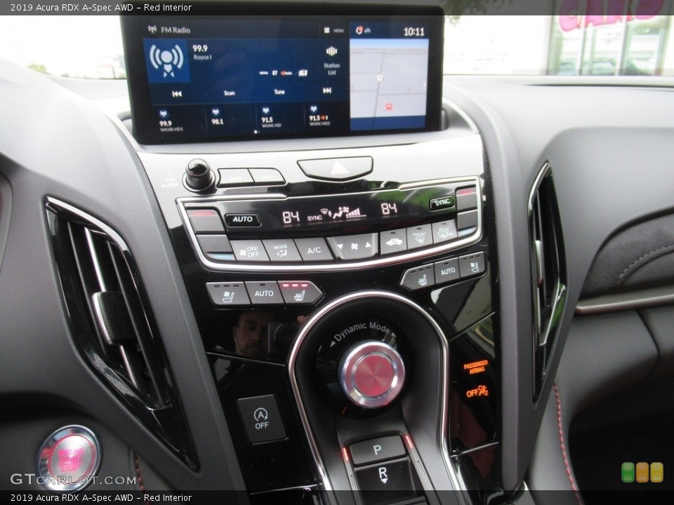Red Interior Controls for the 2019 Acura RDX A-Spec AWD #136128269
