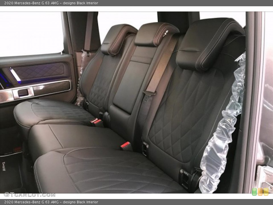 designo Black Interior Rear Seat for the 2020 Mercedes-Benz G 63 AMG #136128637