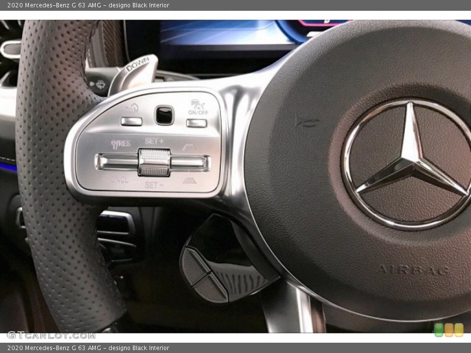 designo Black Interior Steering Wheel for the 2020 Mercedes-Benz G 63 AMG #136128692
