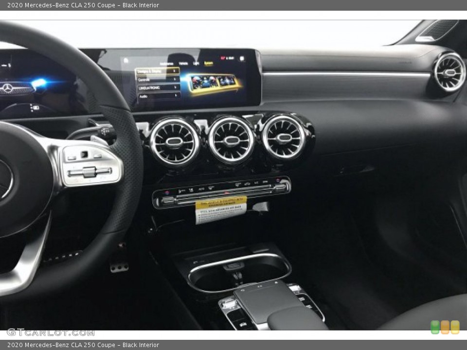 Black Interior Controls for the 2020 Mercedes-Benz CLA 250 Coupe #136129826