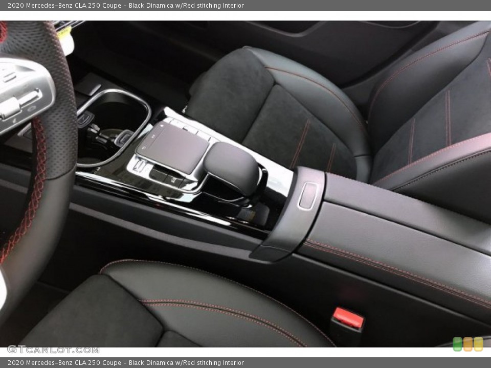 Black Dinamica w/Red stitching Interior Controls for the 2020 Mercedes-Benz CLA 250 Coupe #136130441