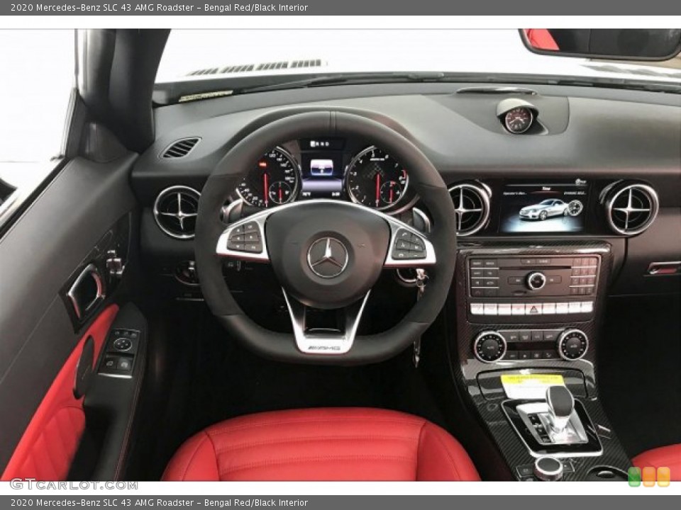 Bengal Red/Black Interior Dashboard for the 2020 Mercedes-Benz SLC 43 AMG Roadster #136131377