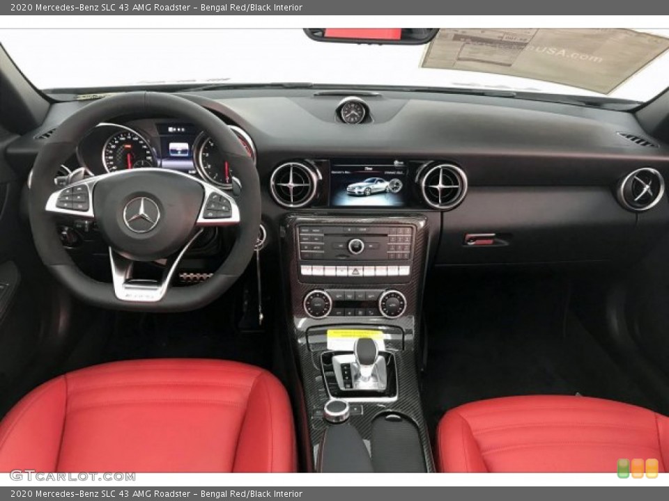 Bengal Red/Black Interior Dashboard for the 2020 Mercedes-Benz SLC 43 AMG Roadster #136131581