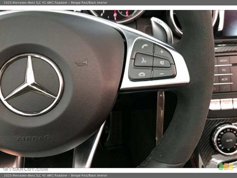 Bengal Red/Black Interior Steering Wheel for the 2020 Mercedes-Benz SLC 43 AMG Roadster #136131623
