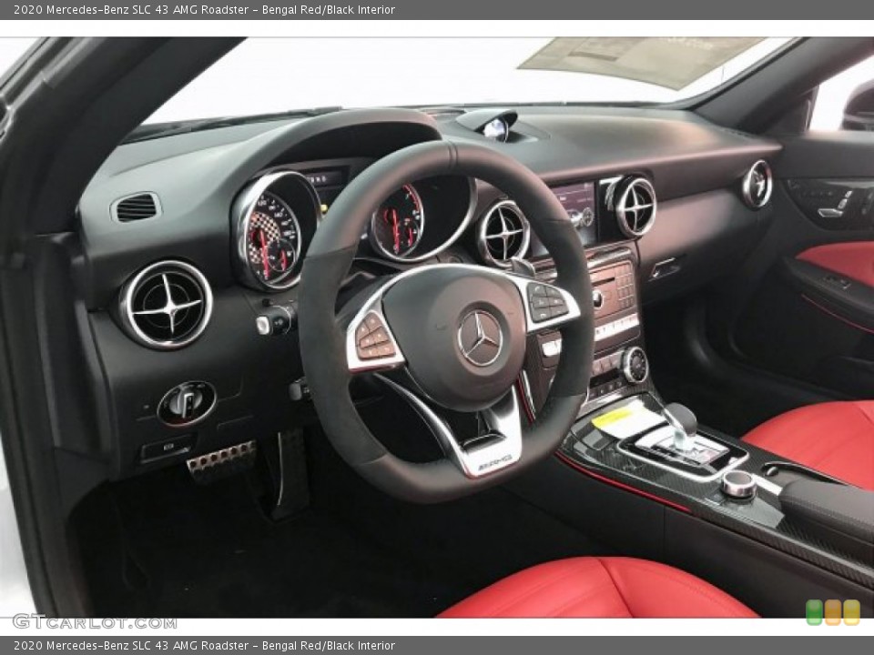 Bengal Red/Black Interior Dashboard for the 2020 Mercedes-Benz SLC 43 AMG Roadster #136131683