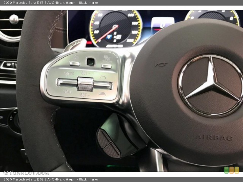 Black Interior Steering Wheel for the 2020 Mercedes-Benz E 63 S AMG 4Matic Wagon #136132217