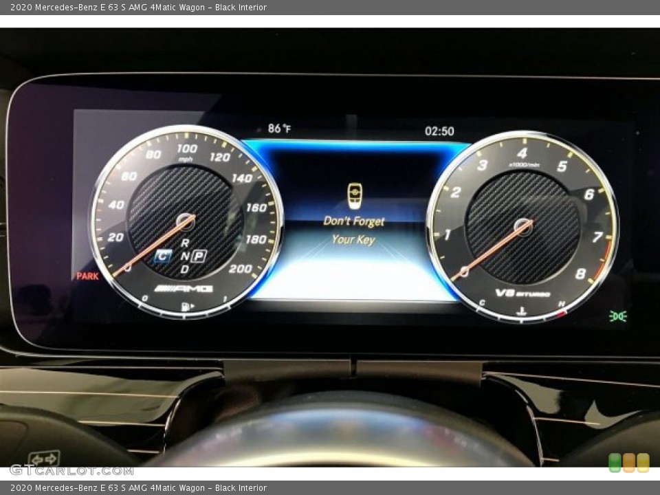Black Interior Gauges for the 2020 Mercedes-Benz E 63 S AMG 4Matic Wagon #136132256