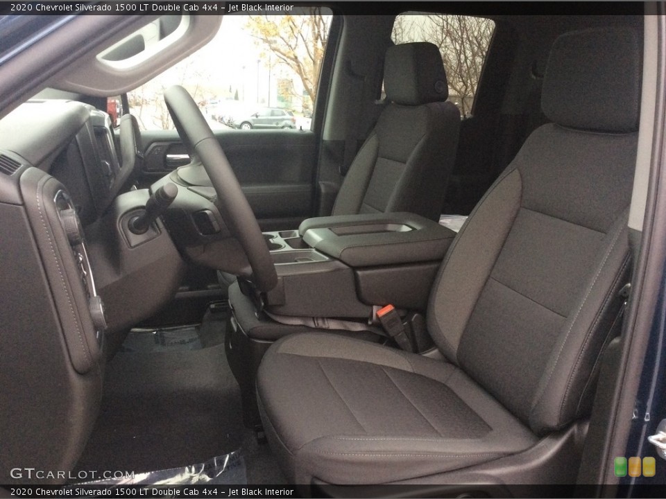 Jet Black Interior Front Seat for the 2020 Chevrolet Silverado 1500 LT Double Cab 4x4 #136132419