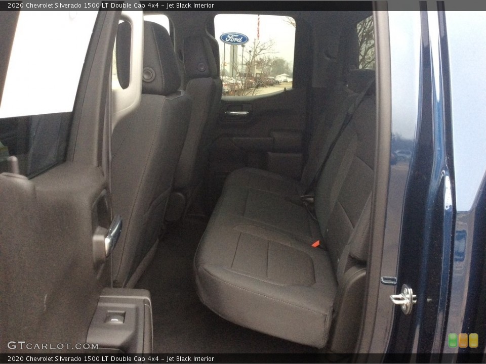 Jet Black Interior Rear Seat for the 2020 Chevrolet Silverado 1500 LT Double Cab 4x4 #136133009