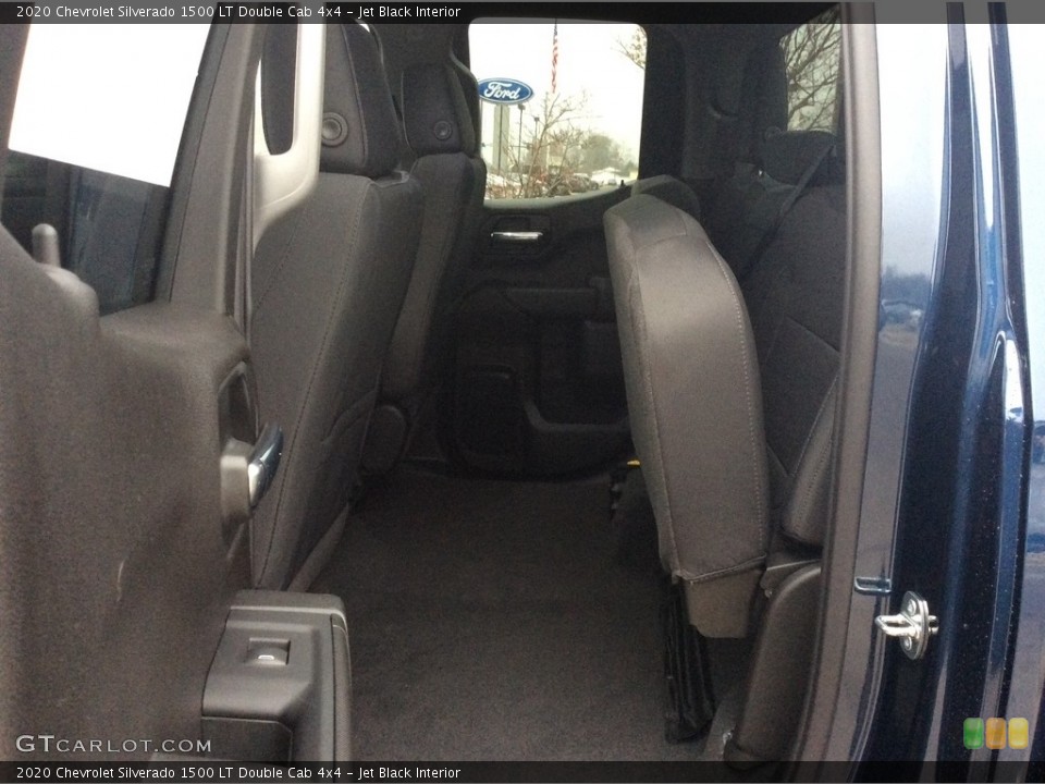 Jet Black Interior Rear Seat for the 2020 Chevrolet Silverado 1500 LT Double Cab 4x4 #136133042