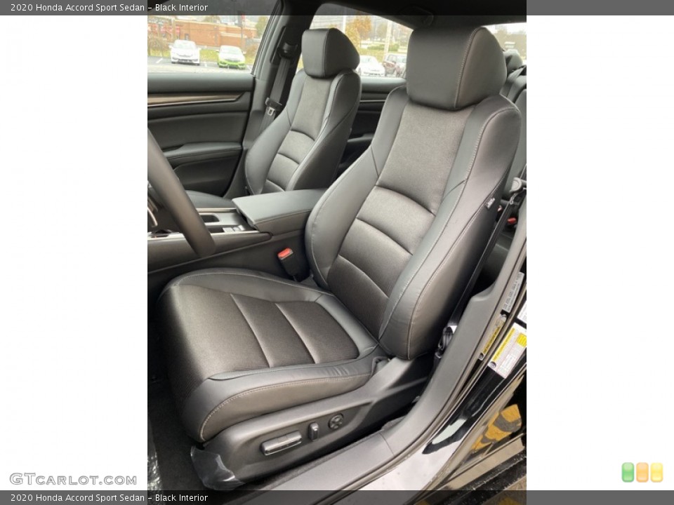 Black Interior Front Seat for the 2020 Honda Accord Sport Sedan #136135712