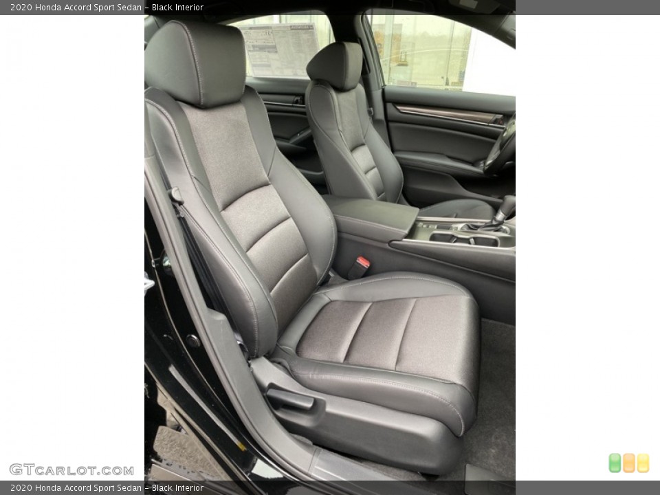 Black Interior Front Seat for the 2020 Honda Accord Sport Sedan #136136000