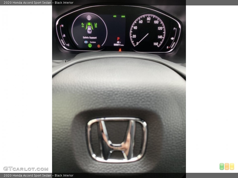 Black Interior Gauges for the 2020 Honda Accord Sport Sedan #136136066