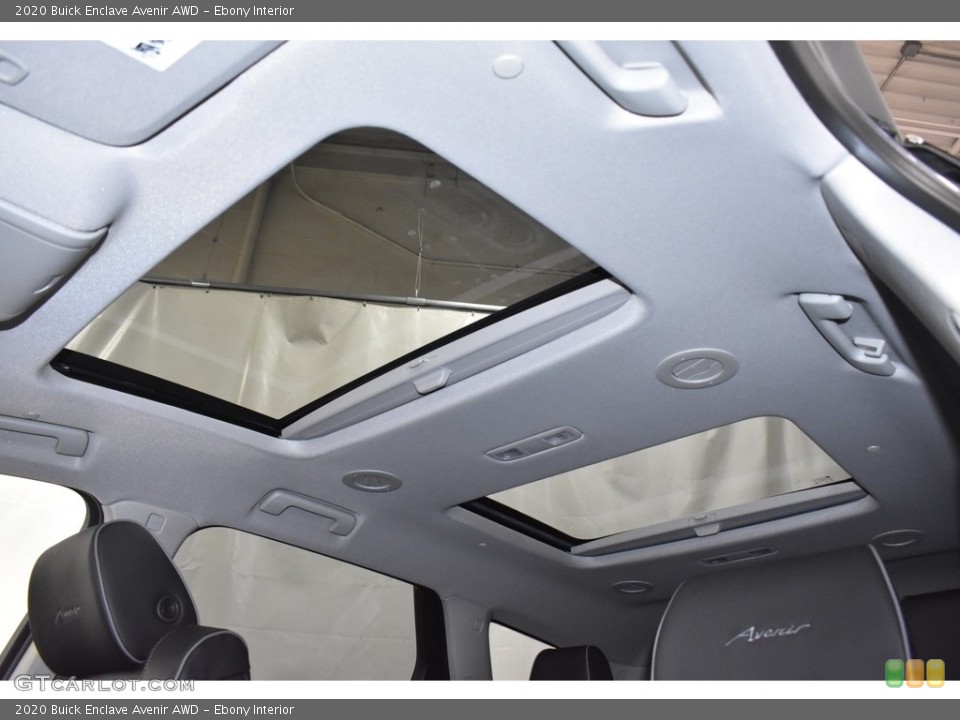 Ebony Interior Sunroof for the 2020 Buick Enclave Avenir AWD #136137401