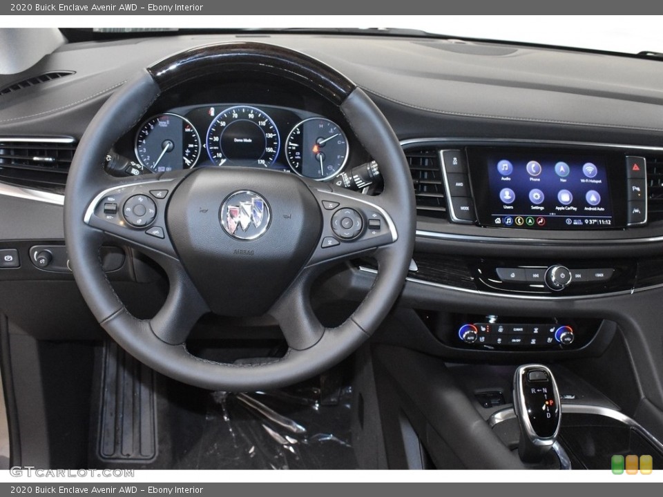 Ebony Interior Dashboard for the 2020 Buick Enclave Avenir AWD #136137511