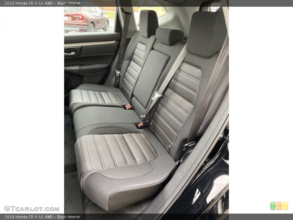 Black Interior Rear Seat for the 2019 Honda CR-V LX AWD #136140815