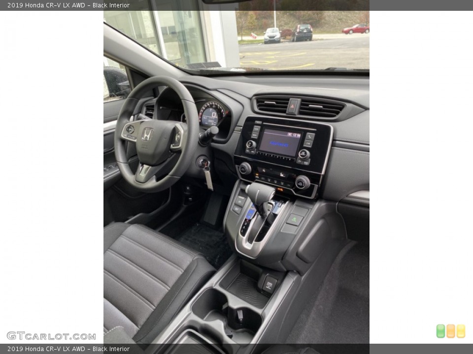 Black Interior Dashboard for the 2019 Honda CR-V LX AWD #136140959