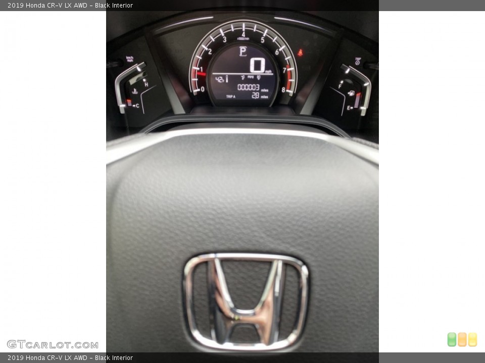 Black Interior Gauges for the 2019 Honda CR-V LX AWD #136140995