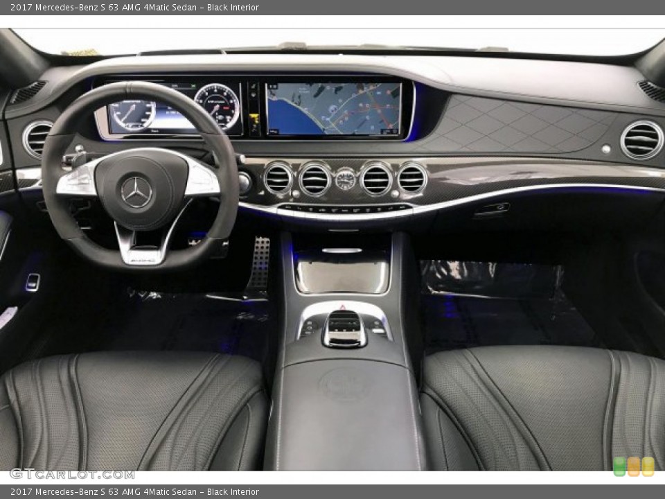 Black Interior Dashboard for the 2017 Mercedes-Benz S 63 AMG 4Matic Sedan #136143449