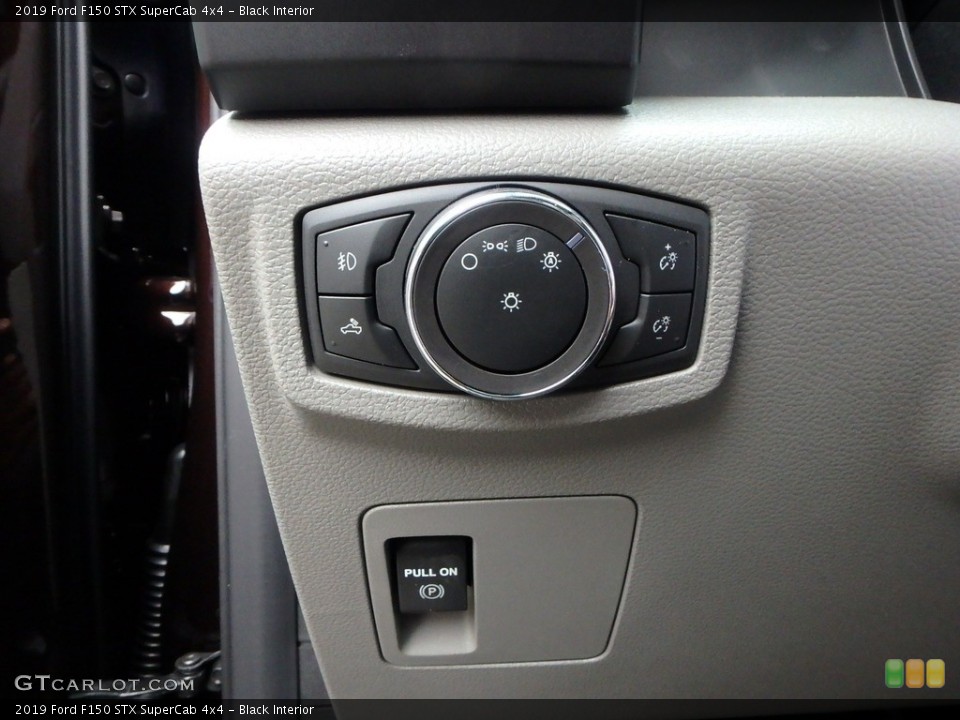 Black Interior Controls for the 2019 Ford F150 STX SuperCab 4x4 #136143461