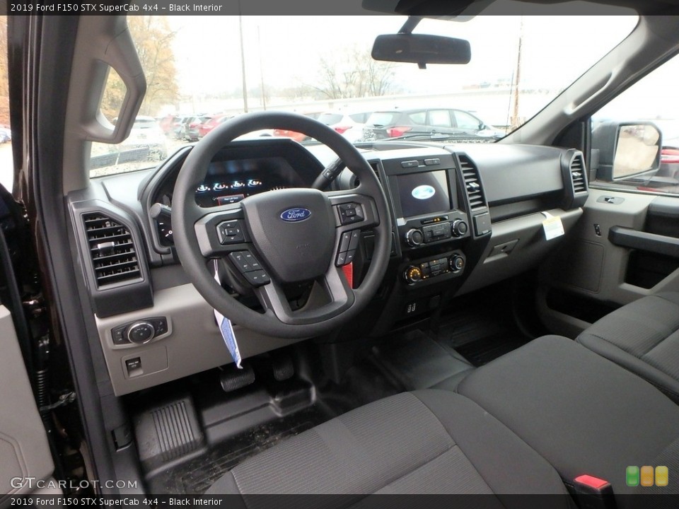 Black Interior Photo for the 2019 Ford F150 STX SuperCab 4x4 #136143482