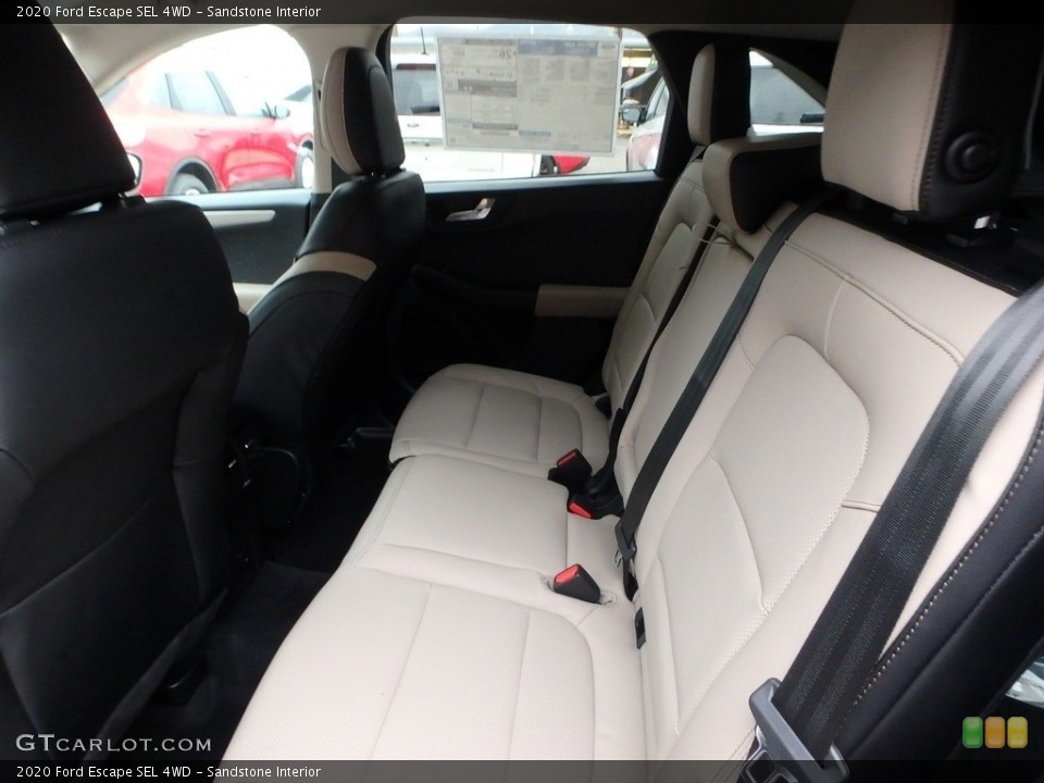 Sandstone Interior Rear Seat for the 2020 Ford Escape SEL 4WD #136143623
