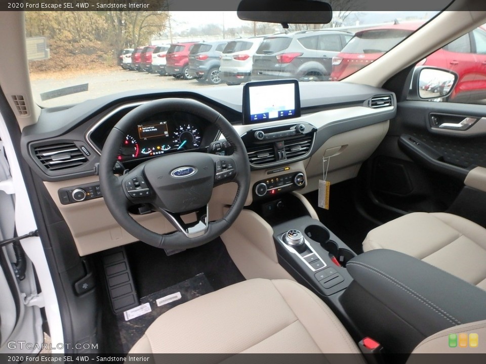 Sandstone Interior Photo for the 2020 Ford Escape SEL 4WD #136143629