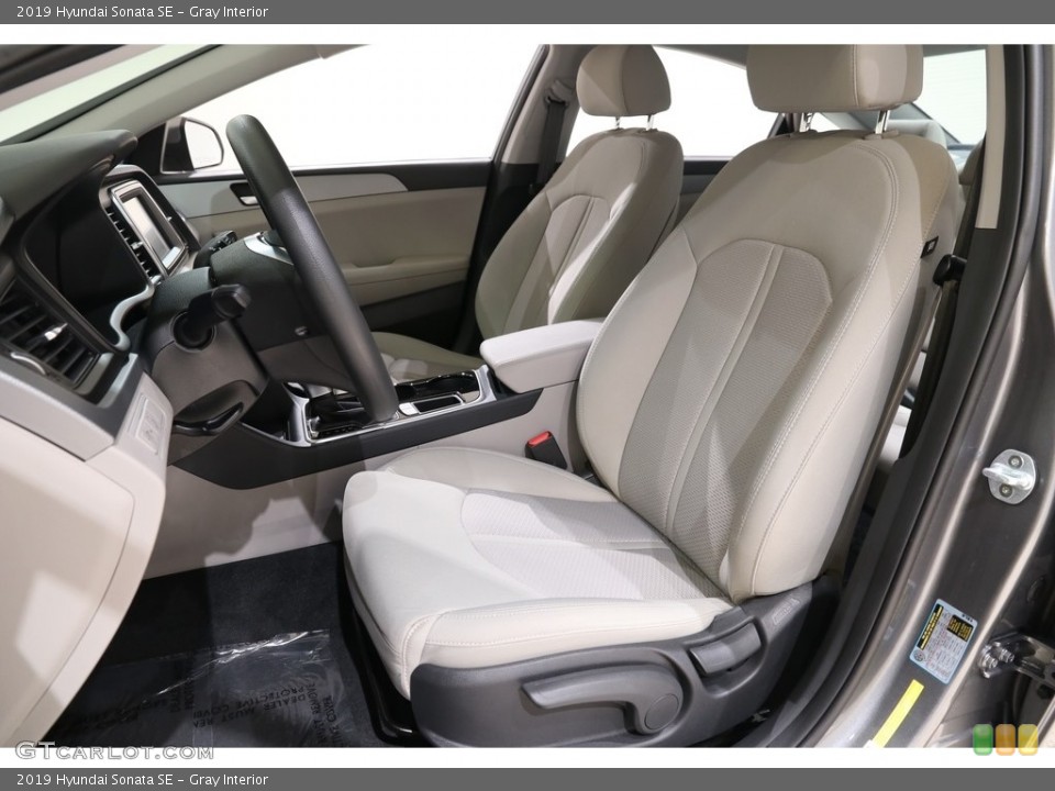 Gray 2019 Hyundai Sonata Interiors