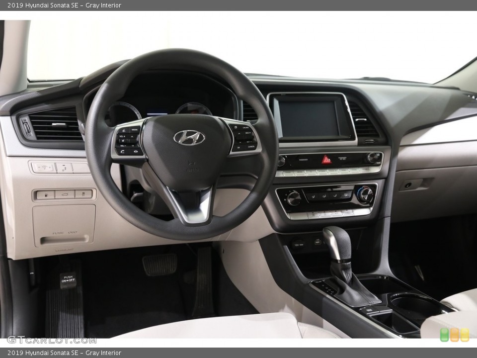 Gray Interior Dashboard for the 2019 Hyundai Sonata SE #136145547
