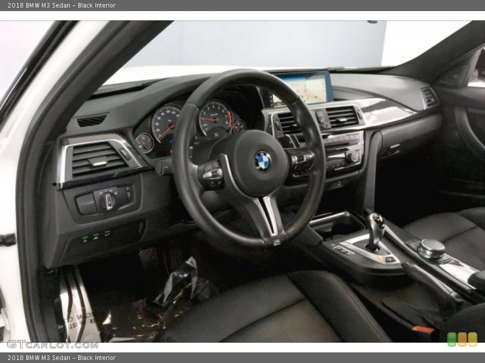 Black Interior Dashboard for the 2018 BMW M3 Sedan #136146330