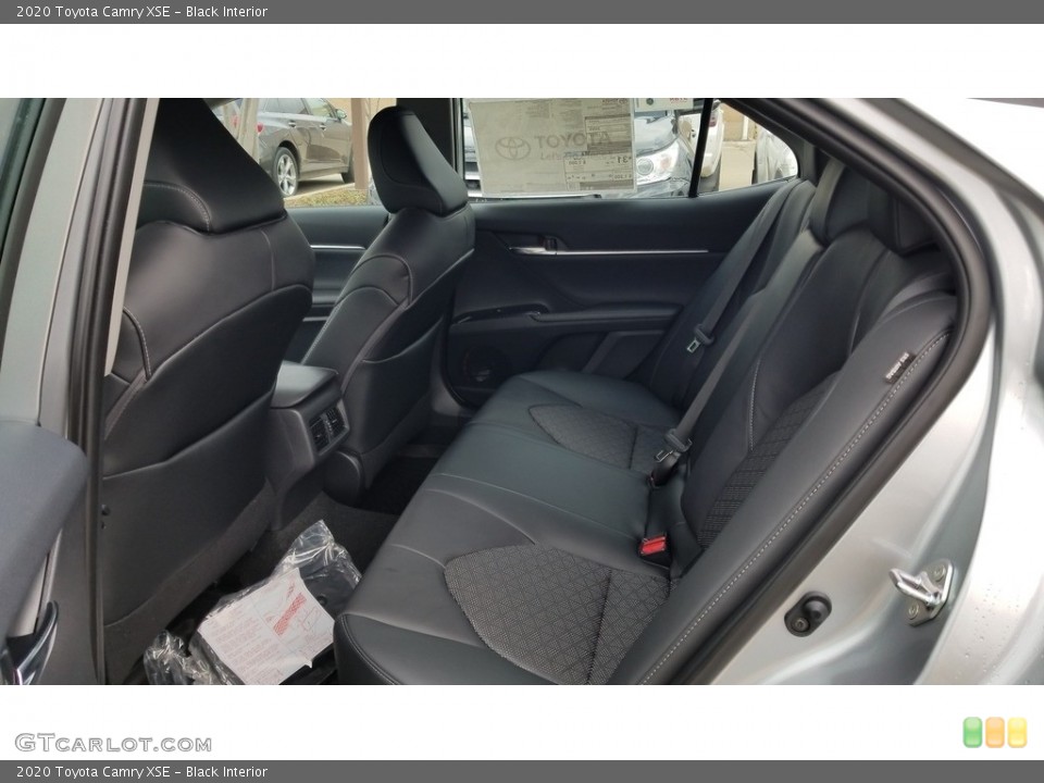 Black Interior Rear Seat for the 2020 Toyota Camry XSE #136146609