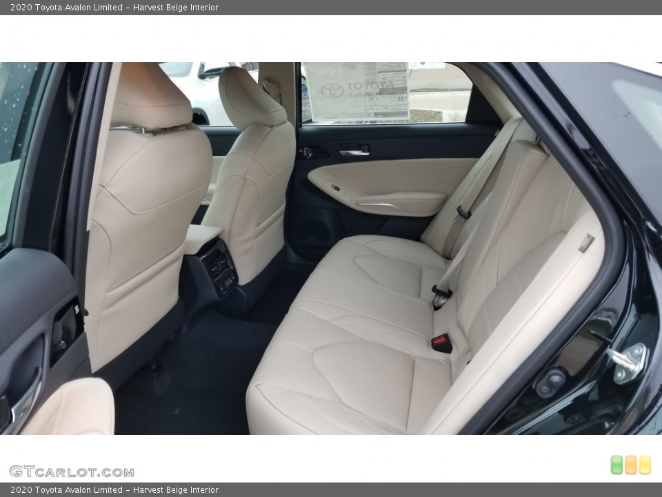 Harvest Beige Interior Rear Seat for the 2020 Toyota Avalon Limited #136146786