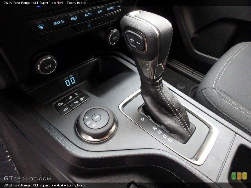 Ebony Interior Transmission for the 2019 Ford Ranger XLT SuperCrew 4x4 #136146807