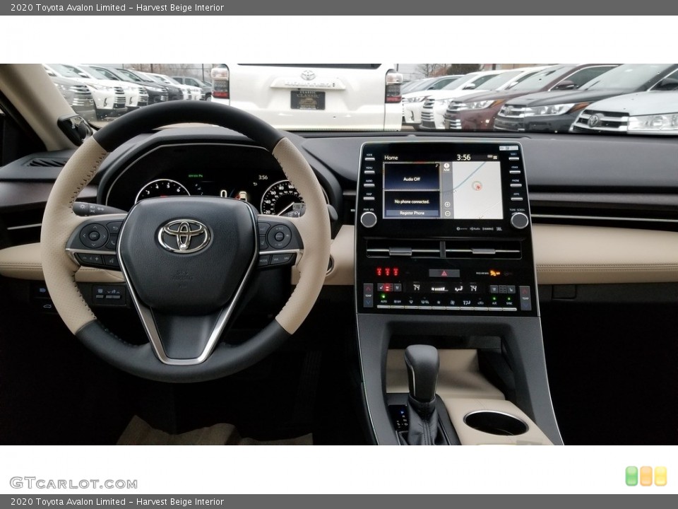 Harvest Beige Interior Dashboard for the 2020 Toyota Avalon Limited #136146810