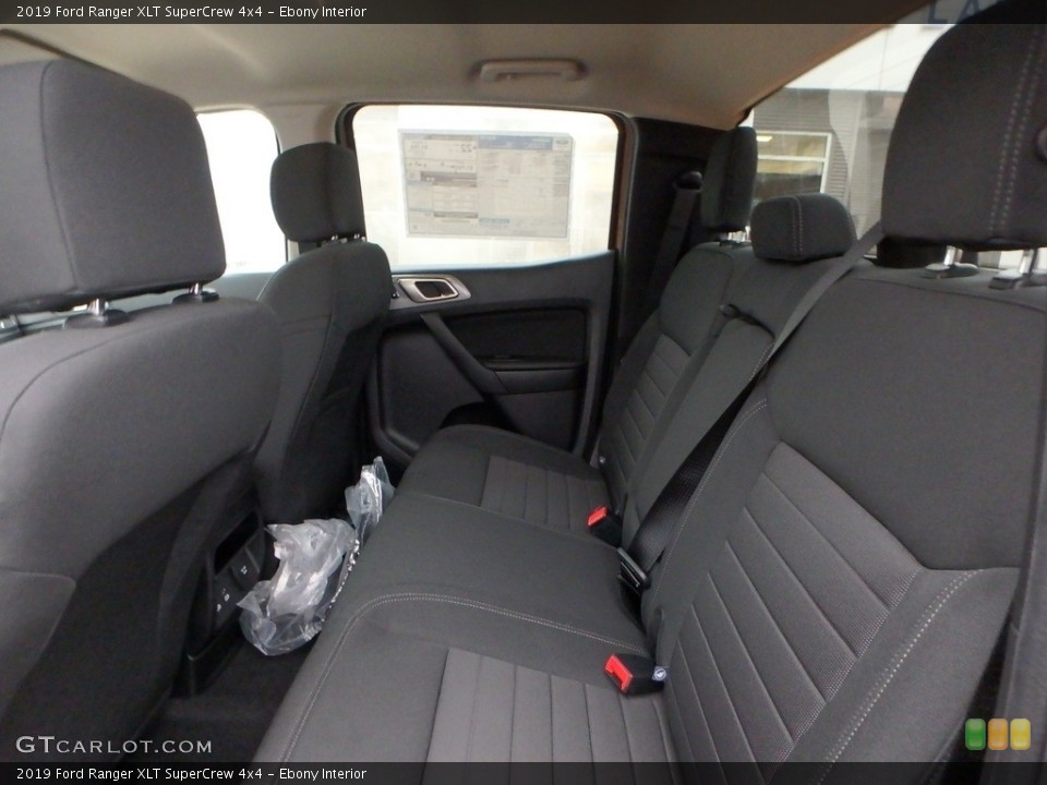 Ebony Interior Rear Seat for the 2019 Ford Ranger XLT SuperCrew 4x4 #136146873