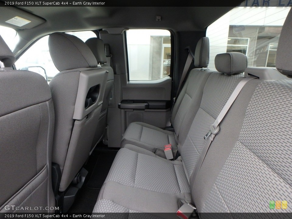 Earth Gray Interior Rear Seat for the 2019 Ford F150 XLT SuperCab 4x4 #136147428