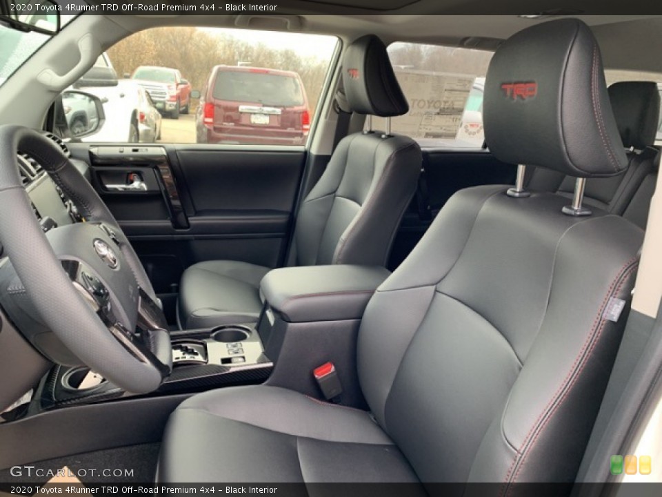 Black Interior Front Seat for the 2020 Toyota 4Runner TRD Off-Road Premium 4x4 #136147998