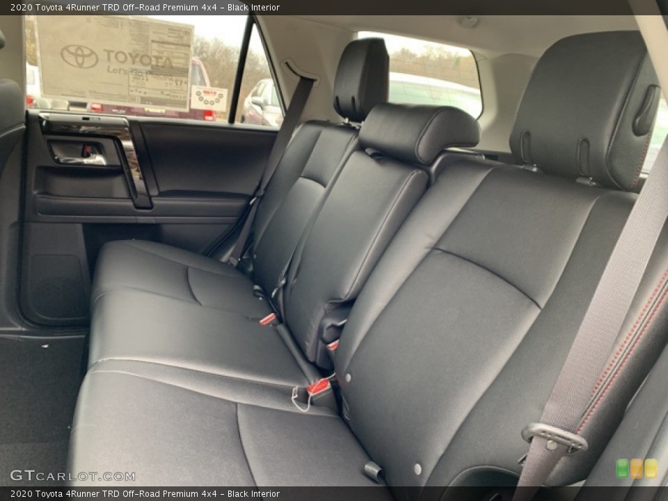 Black Interior Rear Seat for the 2020 Toyota 4Runner TRD Off-Road Premium 4x4 #136148043