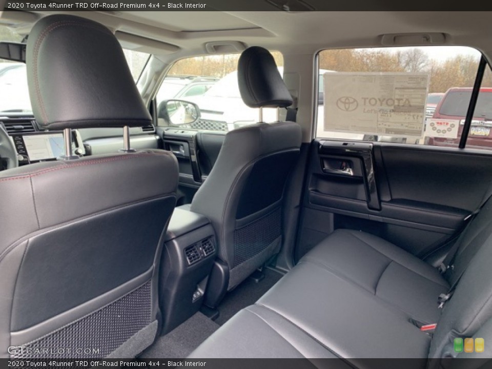Black Interior Rear Seat for the 2020 Toyota 4Runner TRD Off-Road Premium 4x4 #136148058