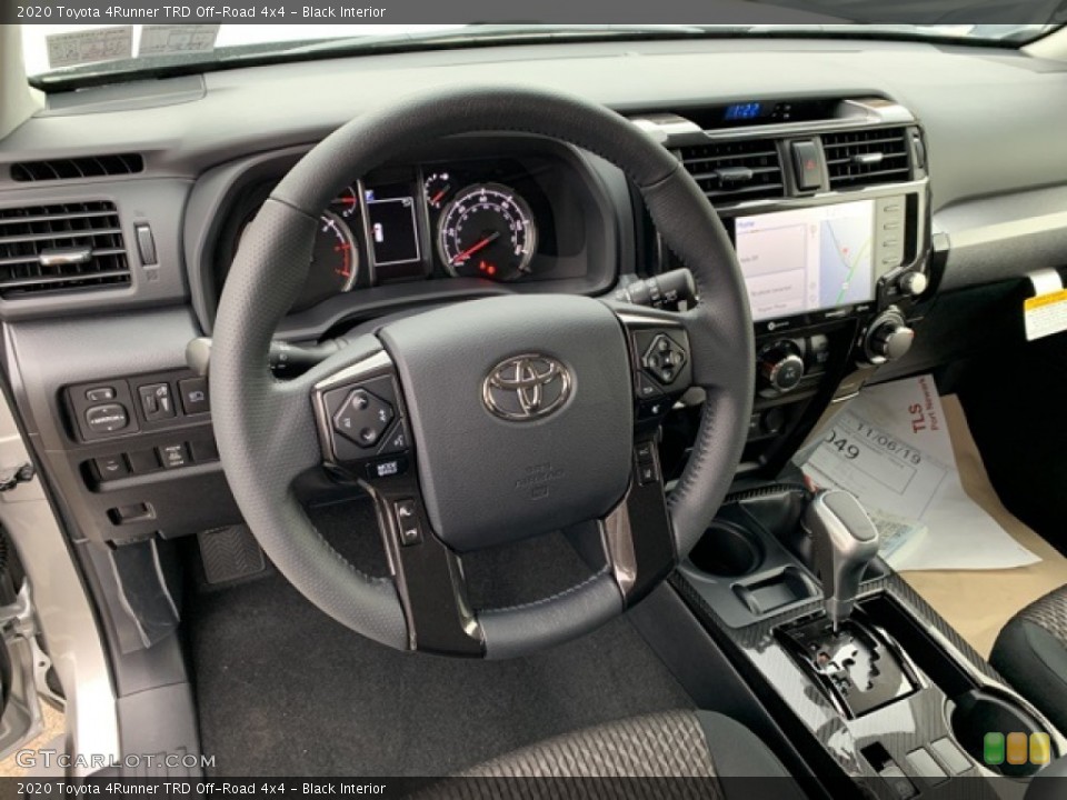 Black Interior Steering Wheel for the 2020 Toyota 4Runner TRD Off-Road 4x4 #136148658