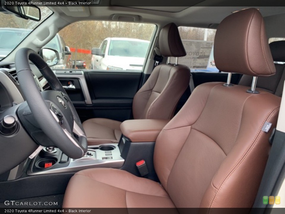 Black Interior Front Seat for the 2020 Toyota 4Runner Limited 4x4 #136148934