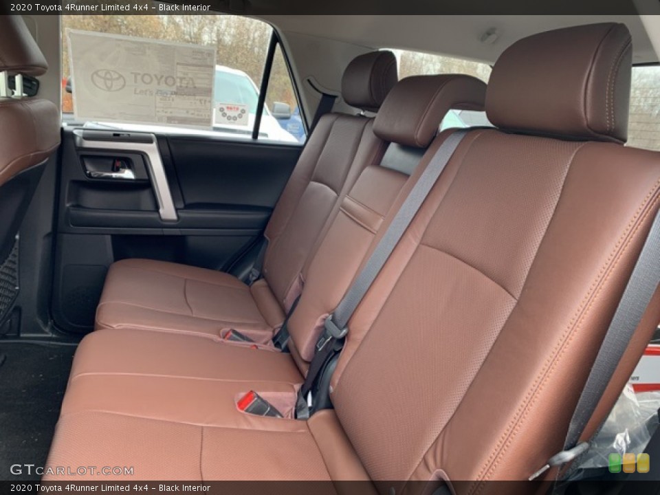 Black Interior Rear Seat for the 2020 Toyota 4Runner Limited 4x4 #136148946