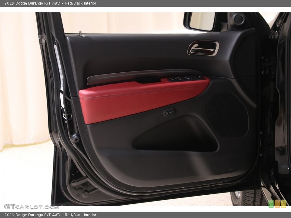 Red/Black Interior Door Panel for the 2019 Dodge Durango R/T AWD #136149525