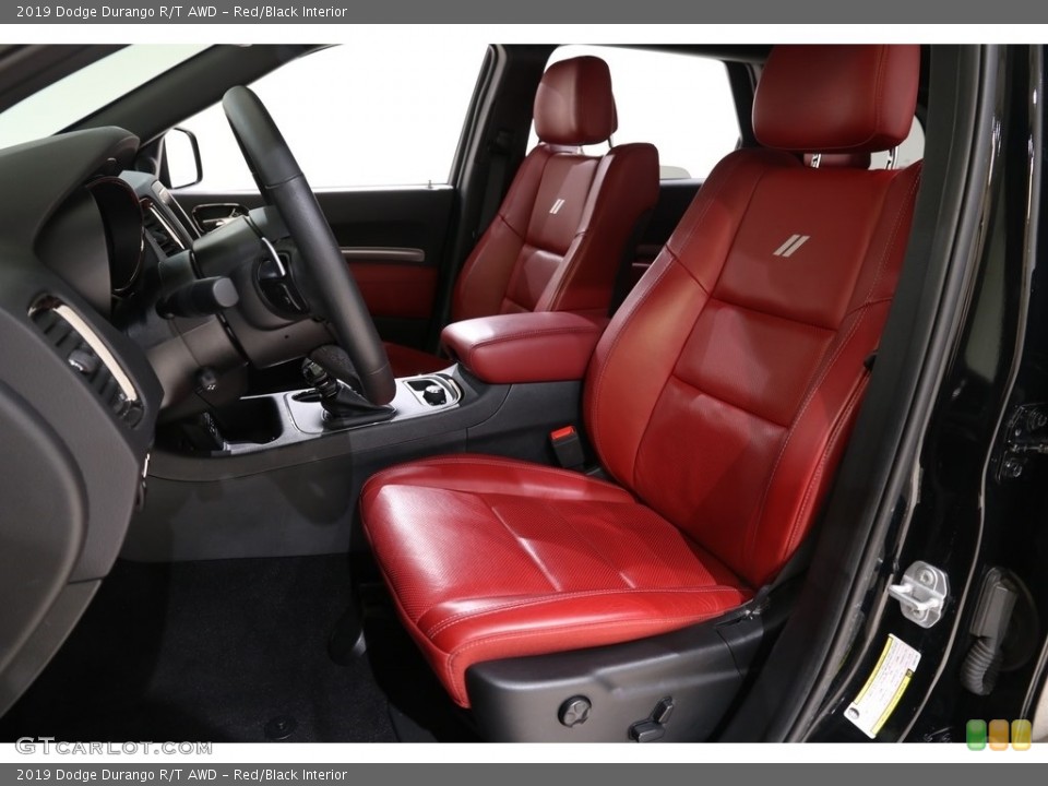 Red/Black Interior Front Seat for the 2019 Dodge Durango R/T AWD #136149558