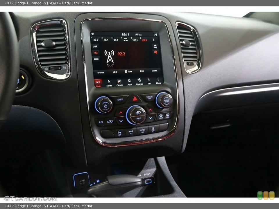 Red/Black Interior Controls for the 2019 Dodge Durango R/T AWD #136149660