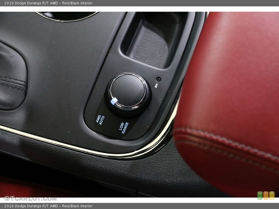 Red/Black Interior Controls for the 2019 Dodge Durango R/T AWD #136149918