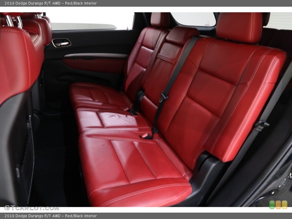 Red/Black Interior Rear Seat for the 2019 Dodge Durango R/T AWD #136149987