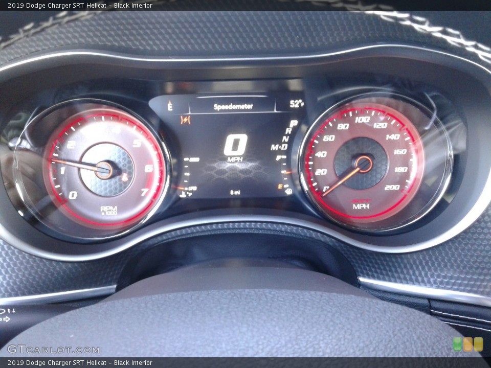 Black Interior Gauges for the 2019 Dodge Charger SRT Hellcat #136150824