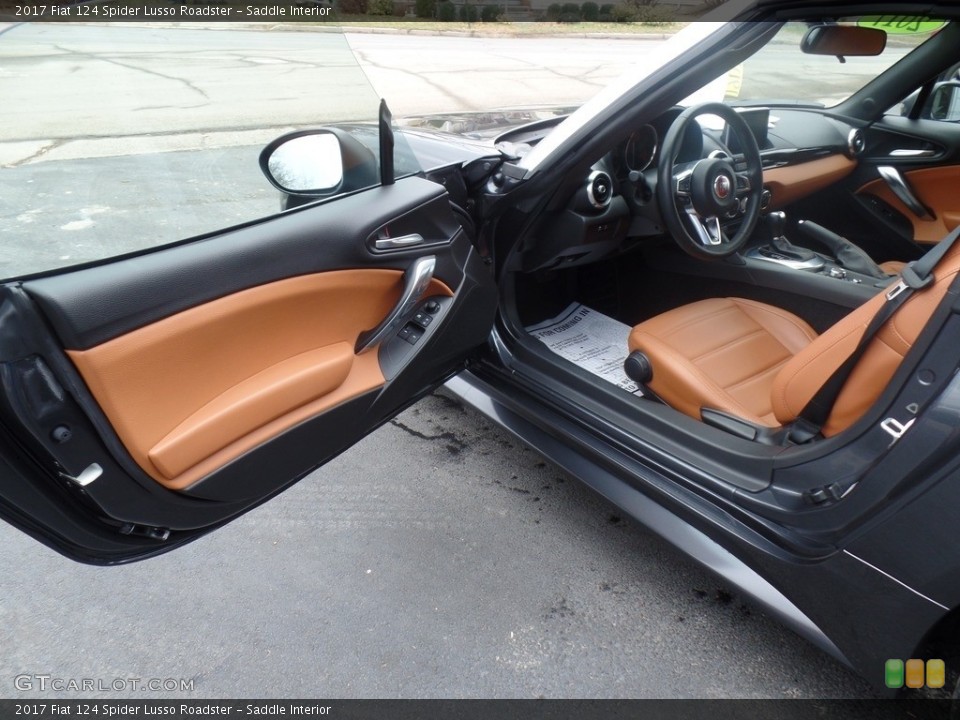 Saddle Interior Front Seat for the 2017 Fiat 124 Spider Lusso Roadster #136153530